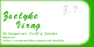 zselyke virag business card